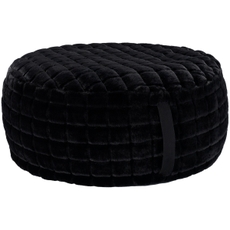 Waverly Pillows RD123 Black 20" x 20" x 12" Pouf