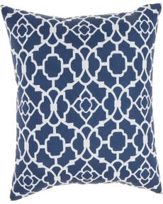 WAVERLY PILLOW WP004 NAVY 20" X 20" THROW PILLOW