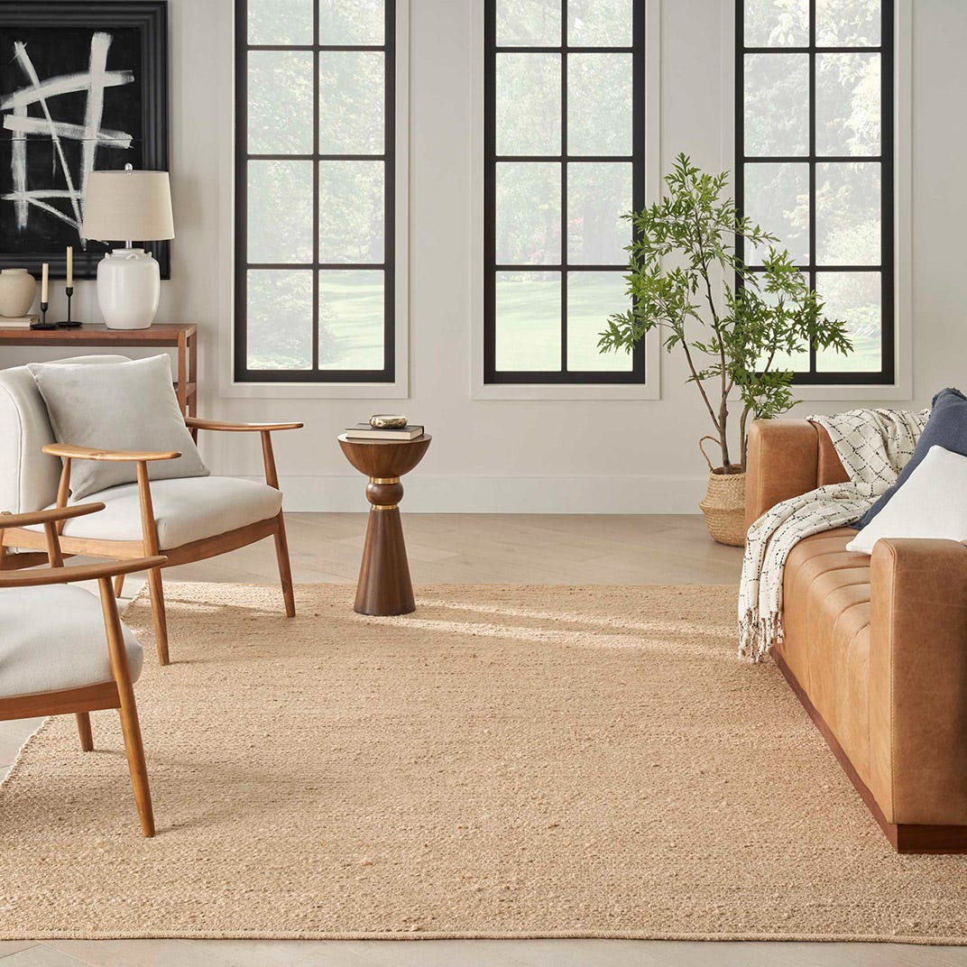 RUSTIC TEXTURES RUS06 GREY/BEIGE AREA RUG